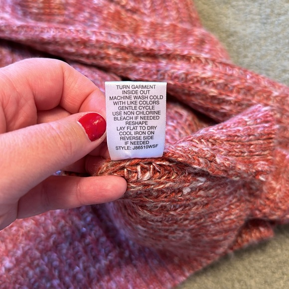 Women's Rust Cardigan Sweater - Picture 7 of 7